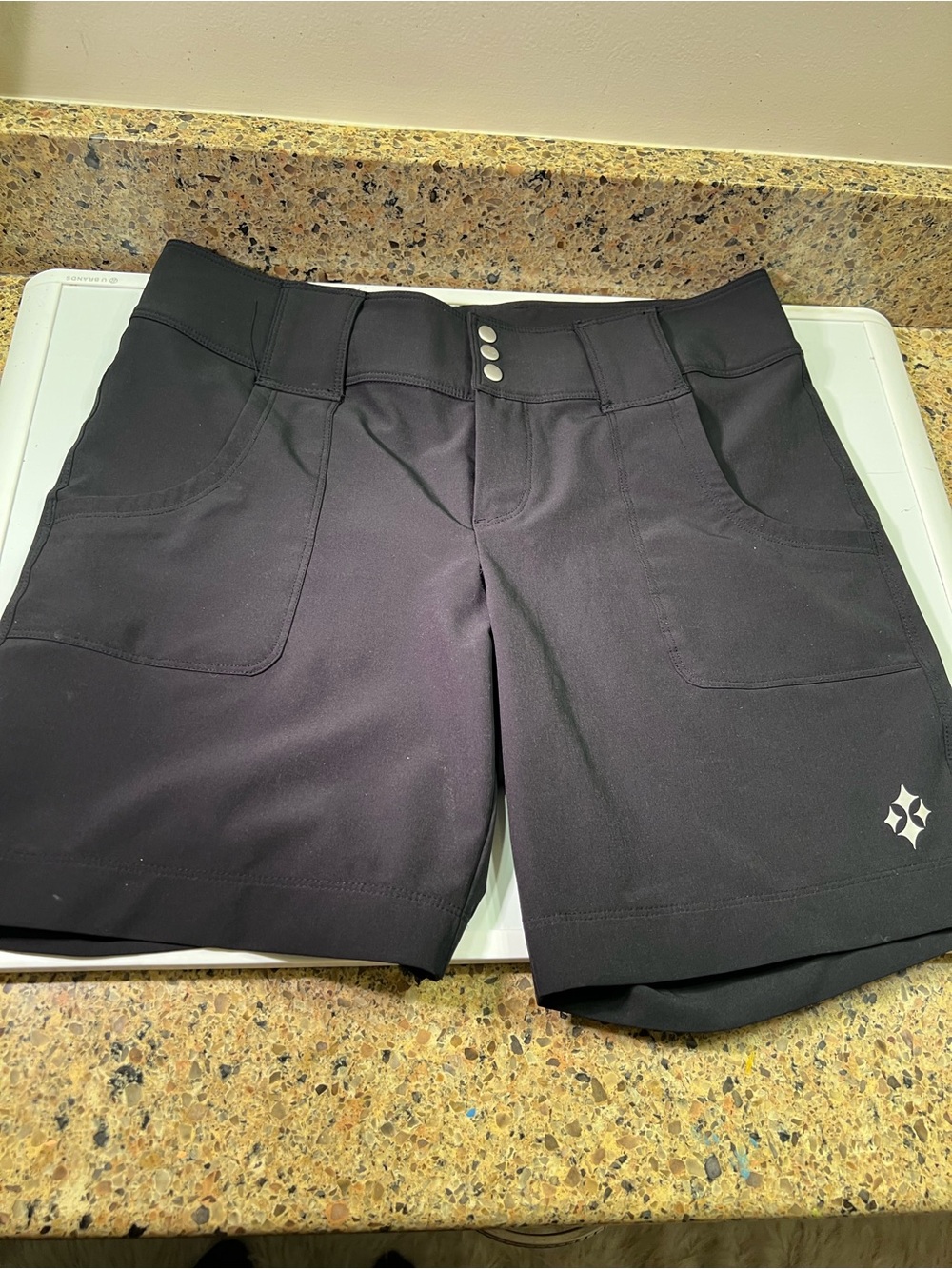 All Byjofit Women’s Sz 4 Black Golf Shorts with Pocket Detail Moisture Control